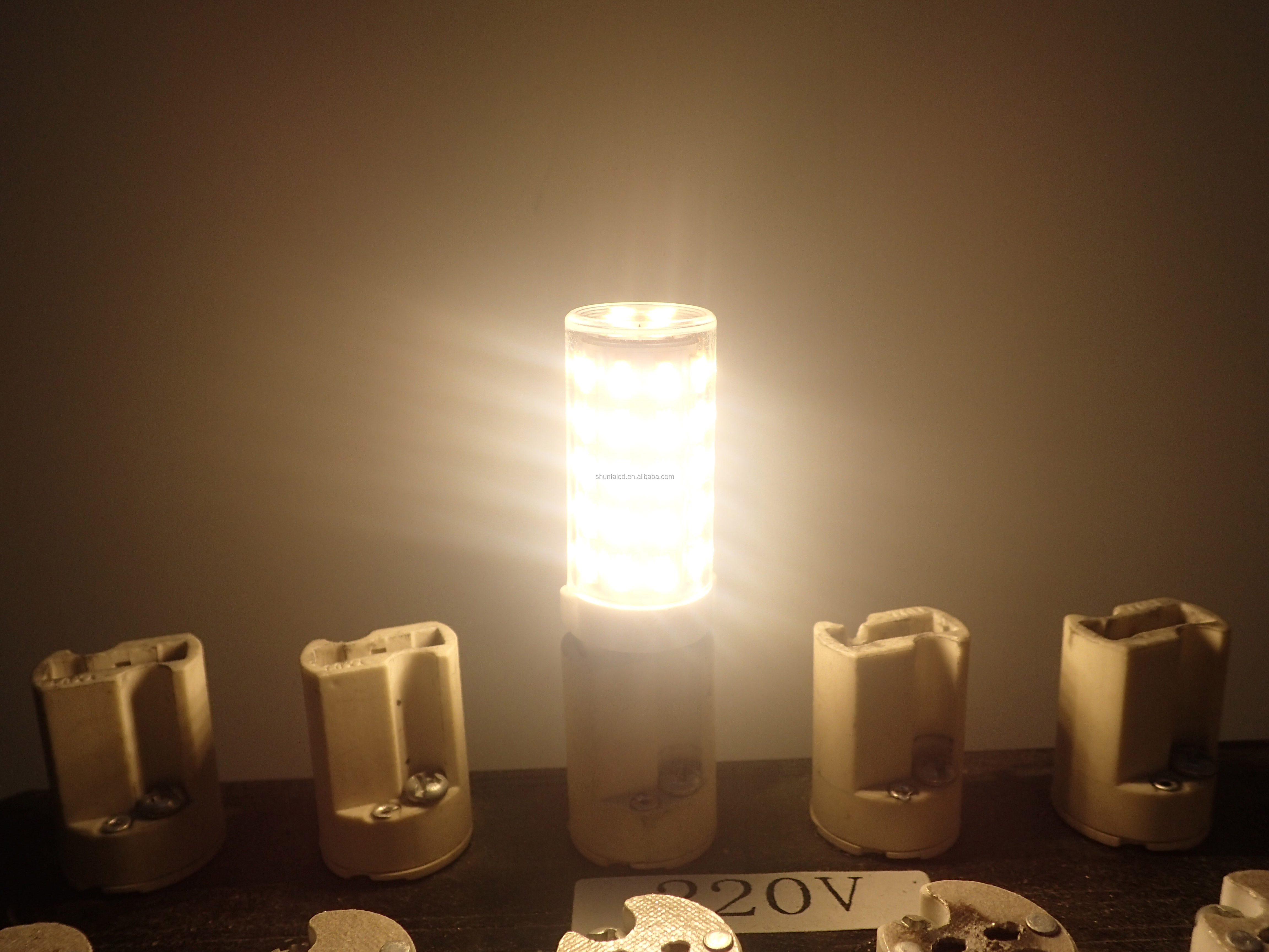 I-SFG best-selling G9 5W 6W 2835SMD Corn lamp LED bulb high quality AC110-130V non-flicker 600-670lm ETL