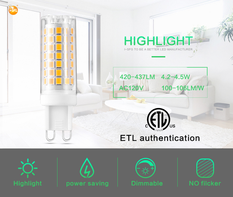 G9 LED Corn Light 230V Home Lighting Bulb 5W Decorative Light LED Bulb