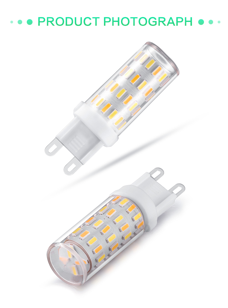 g9 led light bulb 240v double color temperature