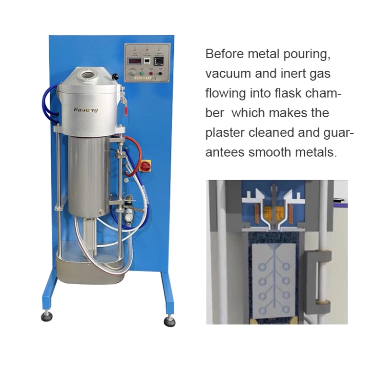 The VC 450 Vacuum Pressure Casting Machine for metal casting