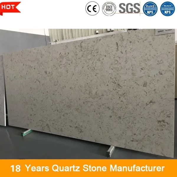 quartz stone table top artificial marble countertop kitchen cabinet countertops  factory