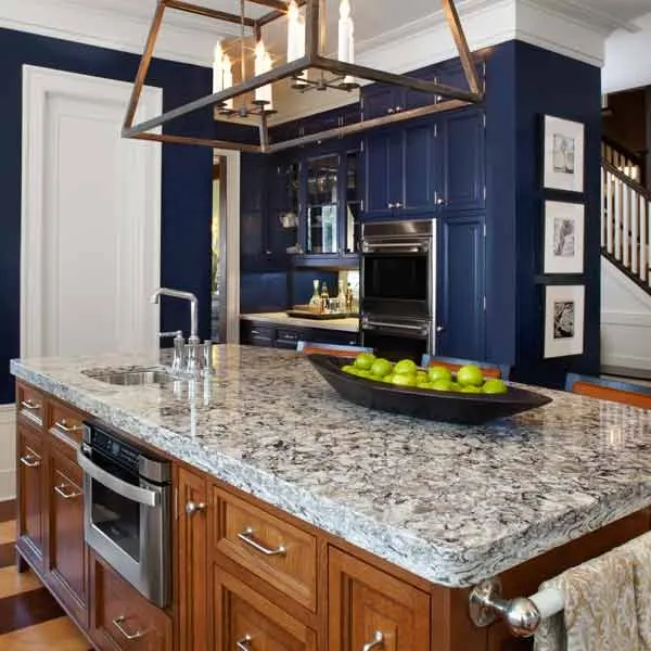 Antibacterial engineered quartz stone countertops for kitchen