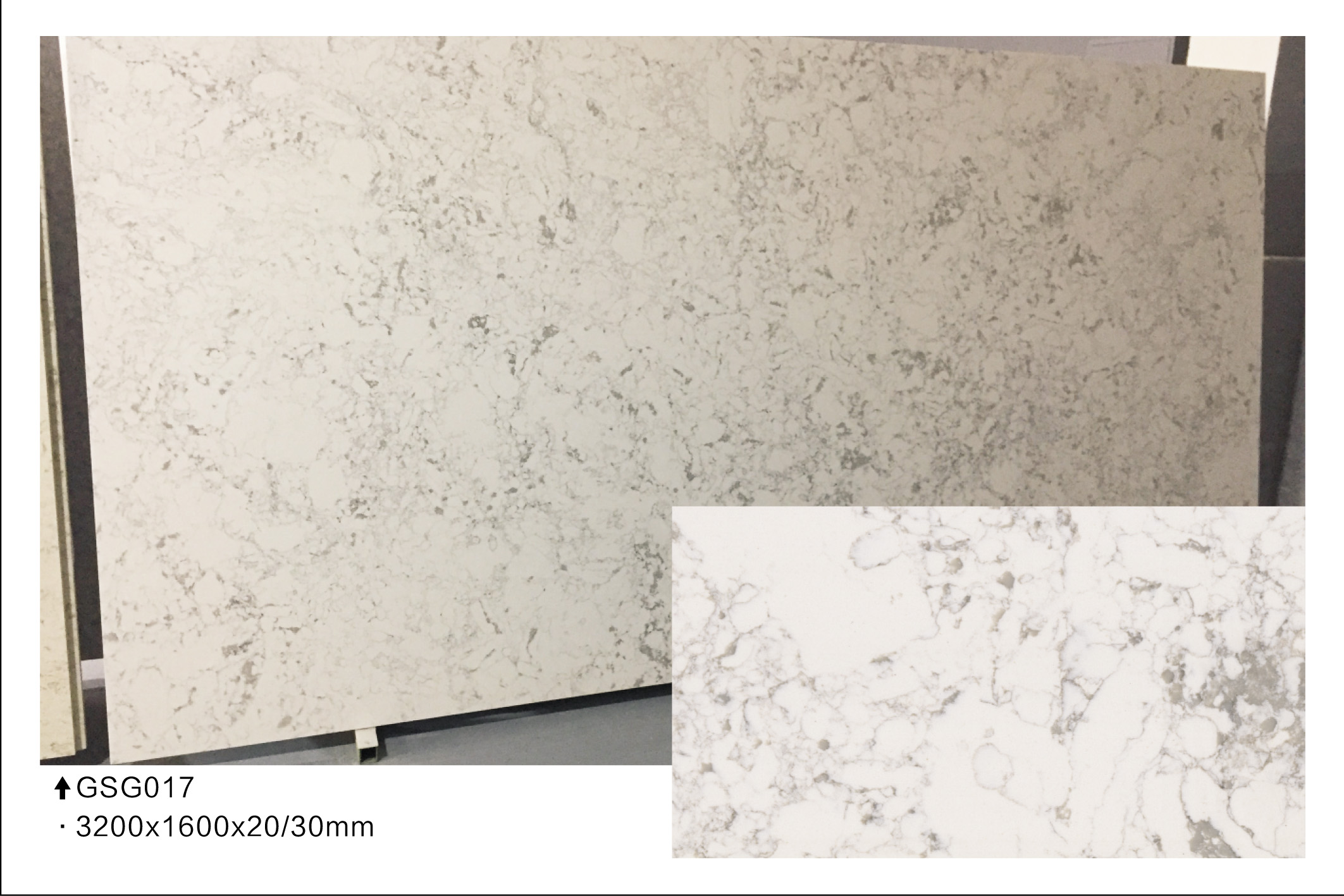 Arabescato-Quarzstein