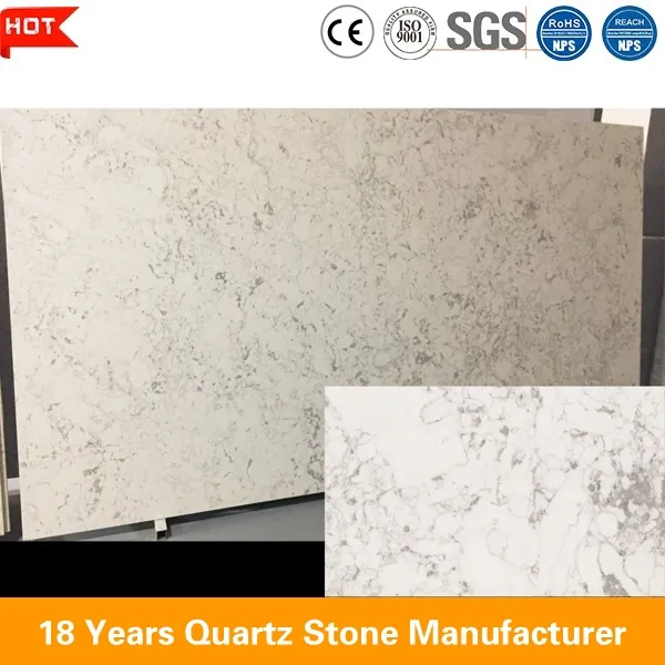 20mm arabescato quartz marble countertop kitchen for sale 「Venato Carrara」