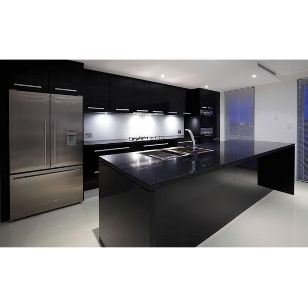 Heat Resistance Engineered Sparkle Quartz Countertops