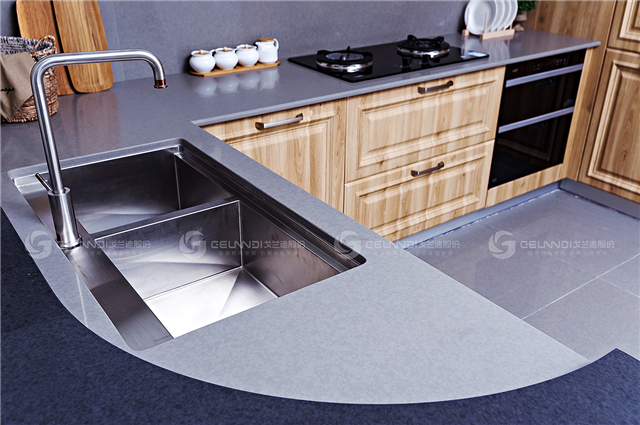 grey galaxy quartz countertop