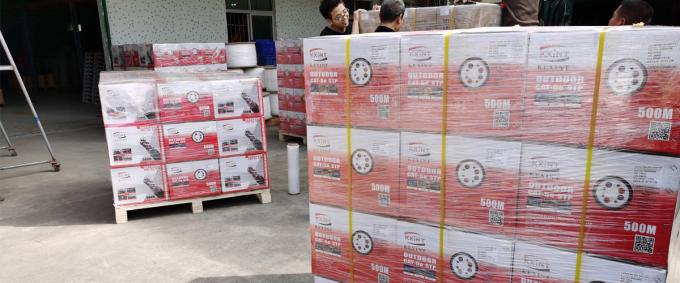 Outdoor Waterproof PE Cat5e Copper Cable , Shielded Lan Cable UTP 24AWG High Speed 1