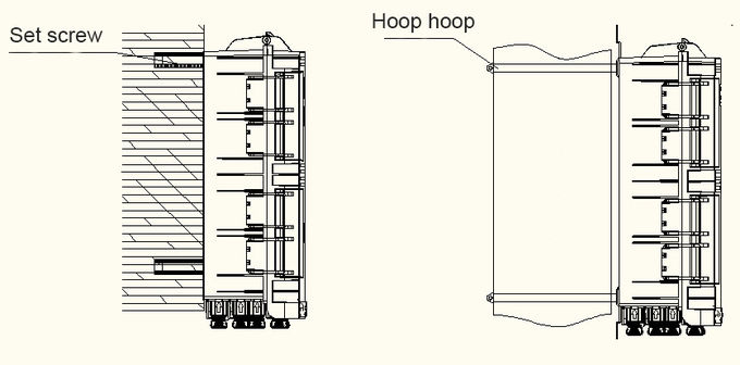 Fast Connect Fiber Optic Distribution Box 4 Into SC 16 Ports Wall Mounting Holding Pole 2