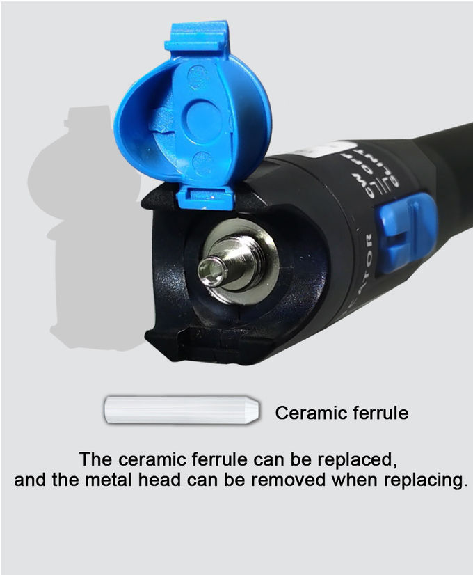 Localizador visual de fallas de acero de tungsteno VFL650 5wm 30wm SM MM 2