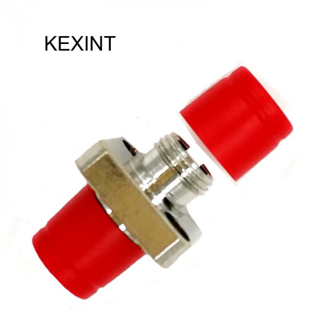 Adaptador de fibra óptica SC a LC rojo, monomodo a multimodo, alta estabilidad, baja pérdida, 0