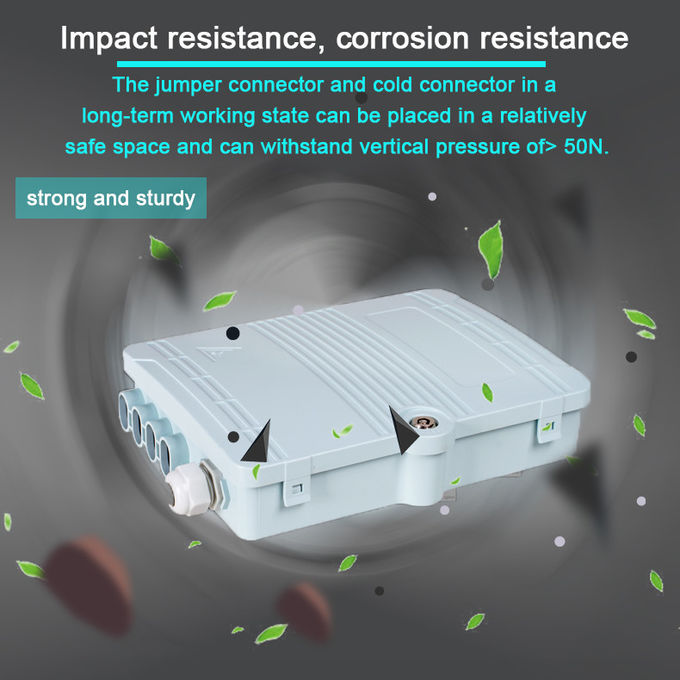 FTTH Information Outdoor Fiber Optic Distribution Box Cabinet Network SC/APC ABS 1