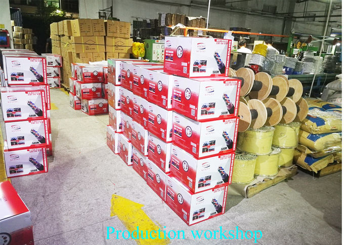 CAT6 U/UTP 2 Core G657A2 Fiber Optic Network Cable Photoelectric Composite 1000Mbps 2