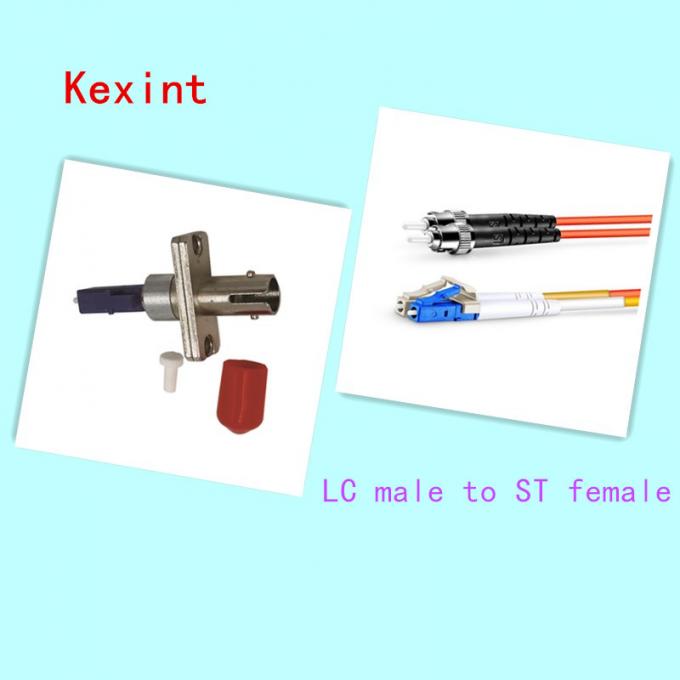 Single Mode Fiber Optic Adapters Kit Fiber LC To ST Adapter Easy Handle 0