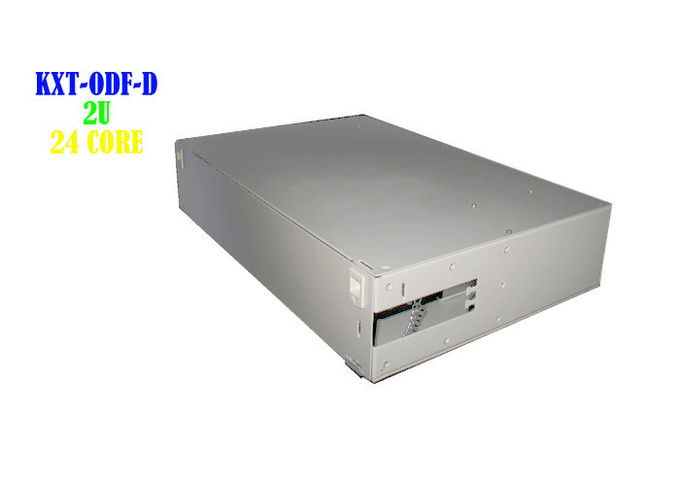 Conexión de rama de terminación de cable de panel de conexión de fibra LC de 24 puertos activo 1