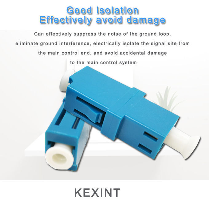 Adaptador de fibra óptica LC monomodo SIMPLEX SM MM APC OM3 OM4 con funda cerámica 5