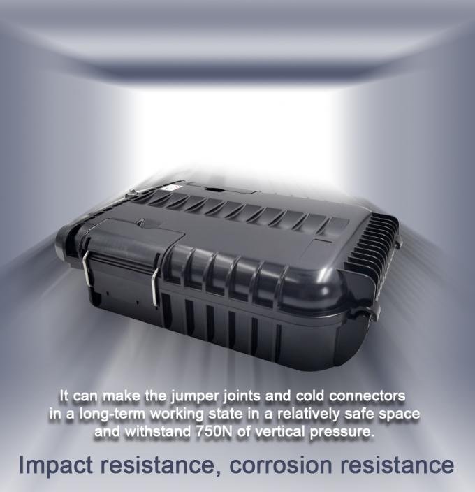 IP65 FTTH 24cores Fiber Optic Distribution Box PC ABS 6