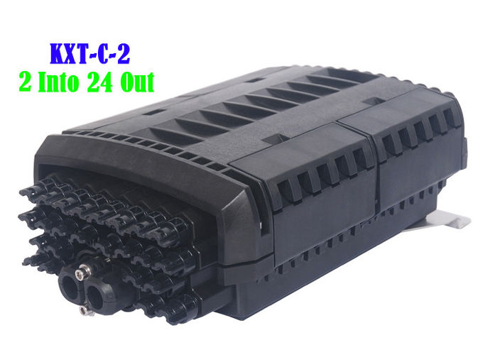 Caja de empalme multinúcleo para montaje en pared de fibra óptica, cable de bajada aéreo, antioxidante.