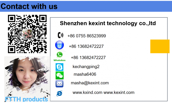 Caja de empalme multinúcleo para fibra óptica de montaje en pared, cable de bajada aéreo, antioxidante, 4 unidades