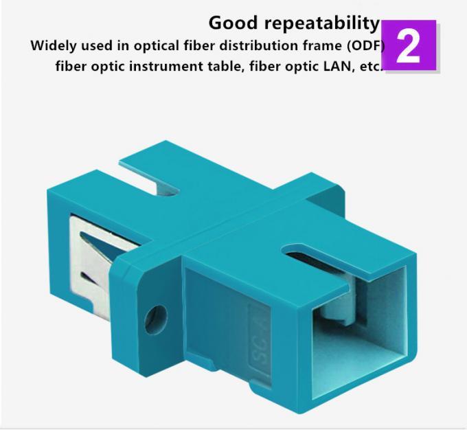 Single Mode To Multimode Fiber Optic Adapters FC Fiber Coupler 60db Insertion Loss 1
