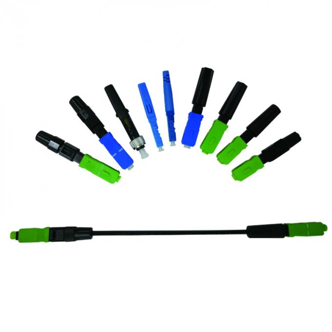 SM FC Single Mode Fiber Optic Quick Connectors 55mm Optical Connection Adapter 1