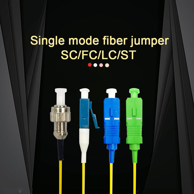 12 Colors Fiber Optical Patch Cord G652D G657A1 G657A2 1m 1.5m Pigtail 3