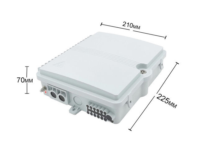 12 Core Fiber Optic Distribution Box , Fiber Optic Joint Box Wall Hanging 1