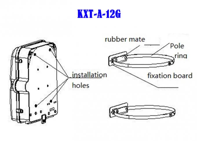 12 Core Fiber Optic Distribution Box , Fiber Optic Joint Box Wall Hanging 4