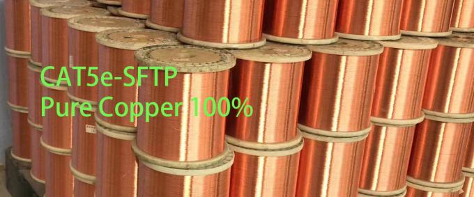 CAT5 SFTP Network Electric Copper Lan Cable Rj45 100M Transmission 23AWG 305m 0