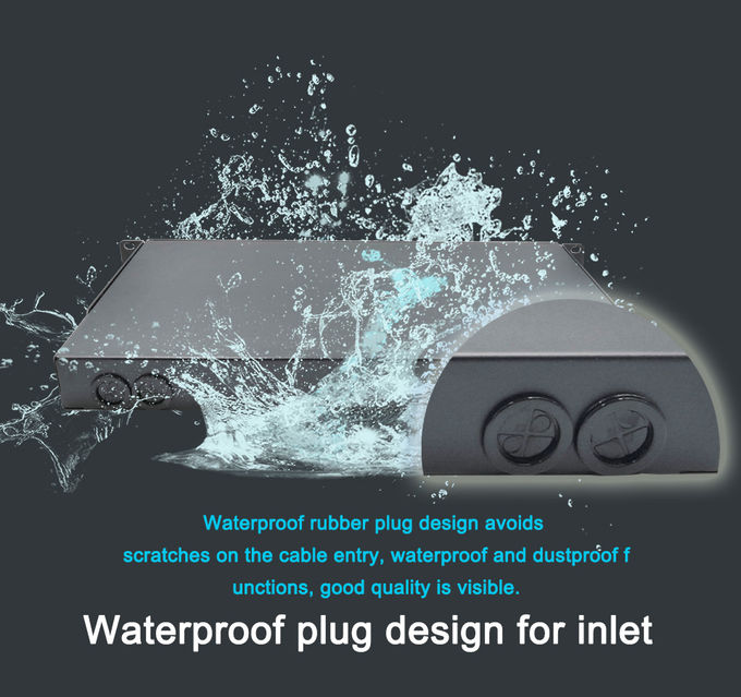 Panel de conexión de fibra óptica ODF de 1U, 19" LC UPC, 48 núcleos, marco con cajón tipo 1