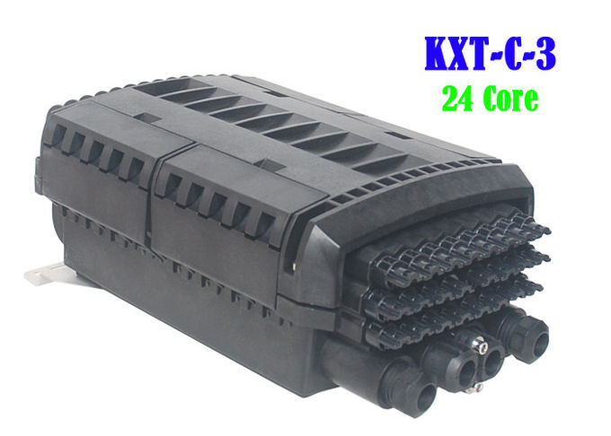 Conexión del sistema de red FTTX de fibra óptica con cierre conjunto multinúcleo de 96 núcleos 0