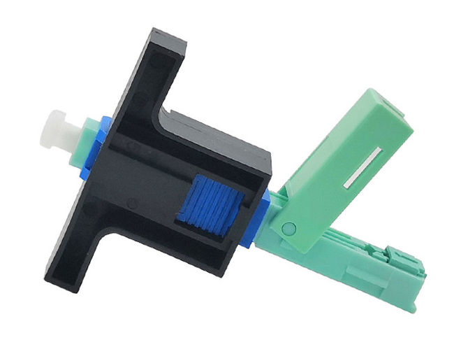 Crimp Ceramic V Slot SC UPC Fiber Optic Fast Connector Quick Single Mode FTTH Tool 1