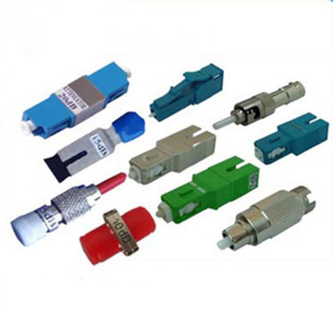 Precise Fiber Optic Attenuator , SC APC Attenuator Telecommunication Technology 4
