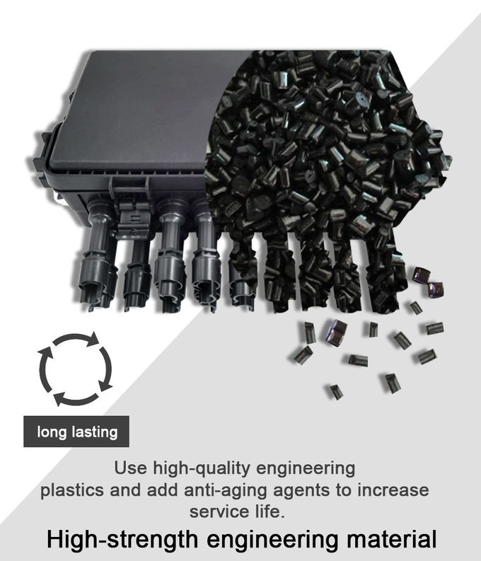 Fast Connect Fiber Optic Splice Closure FTTH 16 Ports Wall Mounting Holding Pole SC 5