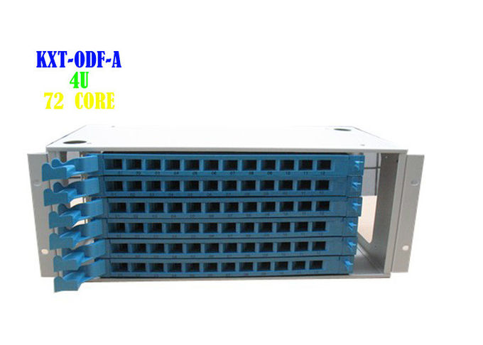 Panel de conexión de cable Ethernet RJ45 para montaje en pared, 4U, 72 núcleos, 9,8 kg de peso