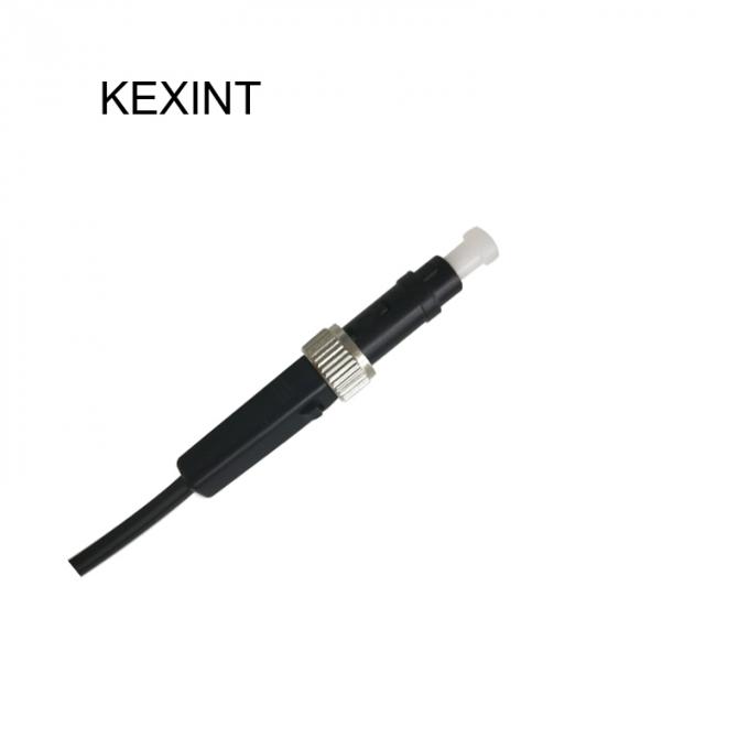 FC Fiber Optic Quick Connector Couplers 0.3dB Insertion Loss SiO2 Material 2