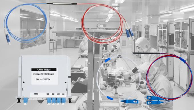 Non Uniform Dwdm Fiber Optical Power FBT 20/80 1×2 Coupler Mini 0.9 SC/UPC 0