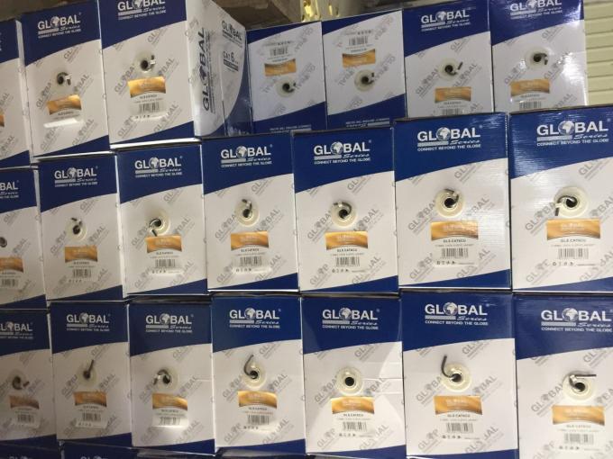 Cat6A Shielded Lan Electric Copper Cable FTP 23AWG High Speed Network White Cat7 SFTP 2