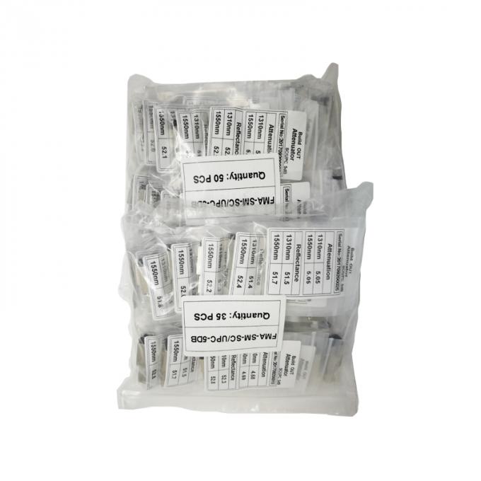 SC UPC Inline Optical Attenuator Female Male 0 - 25db Fiber Optic Accessories 1