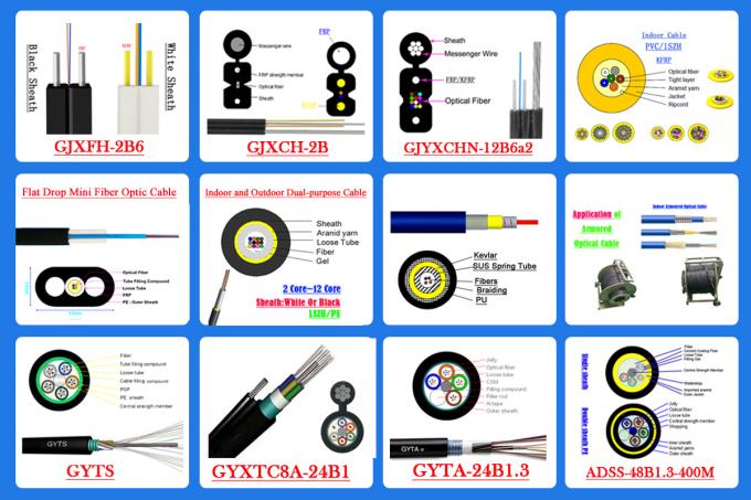 OPGW ADSS Fiber Optic Cable 24B1.3 Range 60 130 Power Telecommunication Outer material Metal wires 1