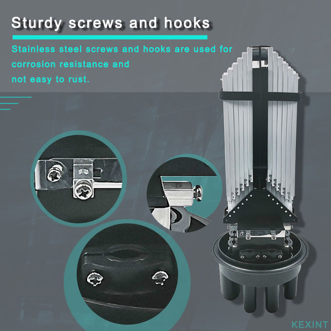 Waterproof IP68 288 Core FTTH Dome Fiber Optic Closure Telecom Operators High Quality 2