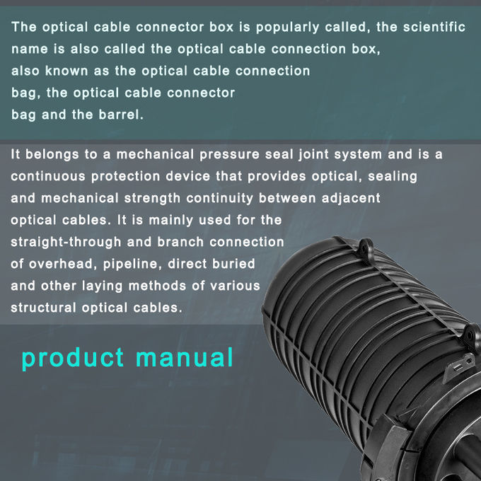 Waterproof IP68 288 Core FTTH Dome Fiber Optic Closure Telecom Operators High Quality 1