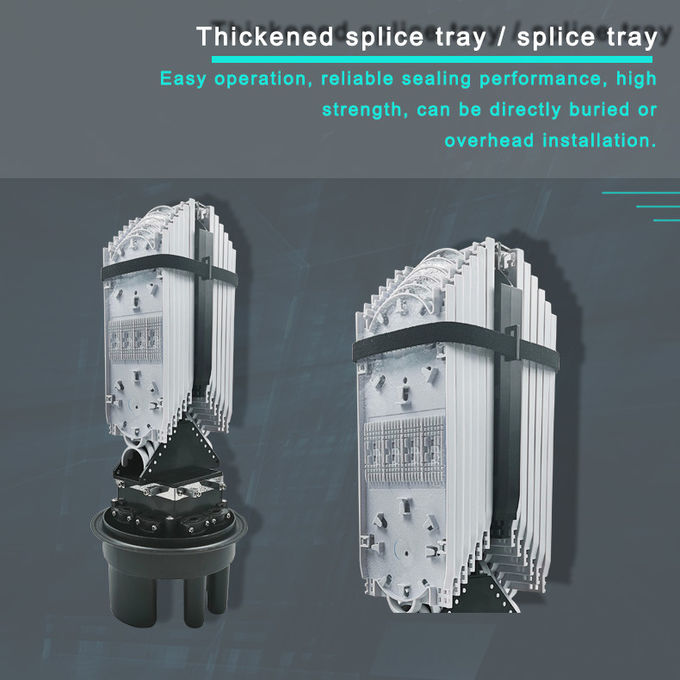 Waterproof IP68 288 Core FTTH Dome Fiber Optic Closure Telecom Operators High Quality 5
