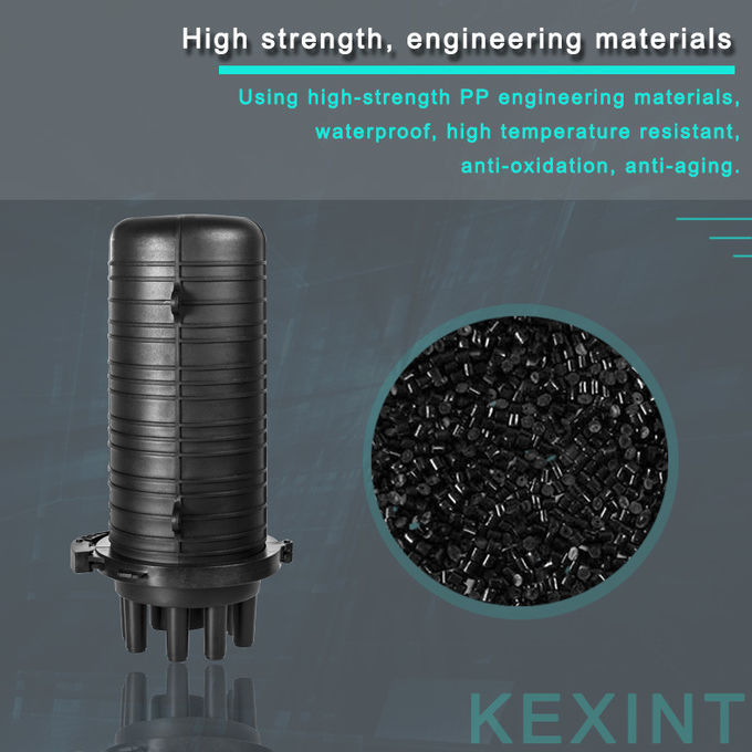 Waterproof IP68 288 Core FTTH Dome Fiber Optic Closure Telecom Operators High Quality 4