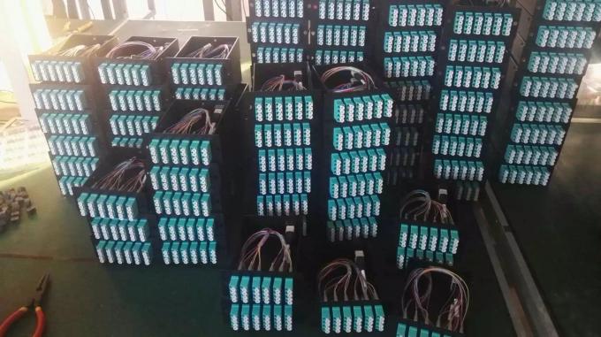 12 LC MTP MPO Patch Cord B Cassette Single Mode Fiber Optia Module 1