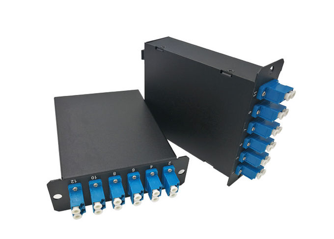 12 LC MTP MPO Patch Cord B Cassette Single Mode Fiber Optia Module 0