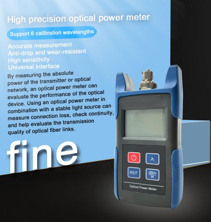 FTTH FC SC ST Connector 1490nm 1625nm Optical Power Meter 0