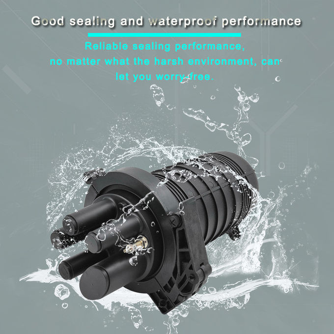 Heat Shrinkable Fiber Optic Closure 96 Core Wall Mount Joint Box Splice Closure Enclosure 1