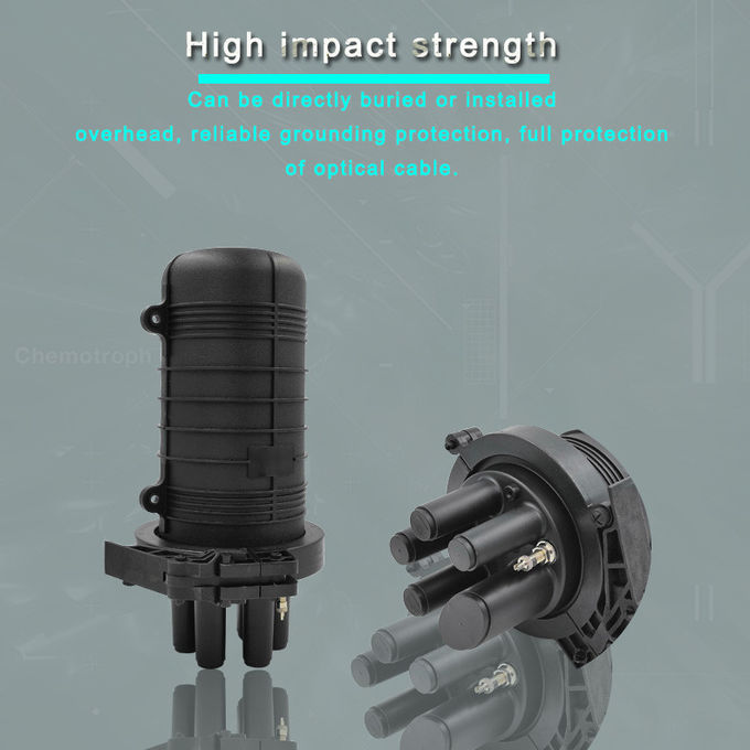 Heat Shrinkable Fiber Optic Closure 96 Core Wall Mount Joint Box Splice Closure Enclosure 8