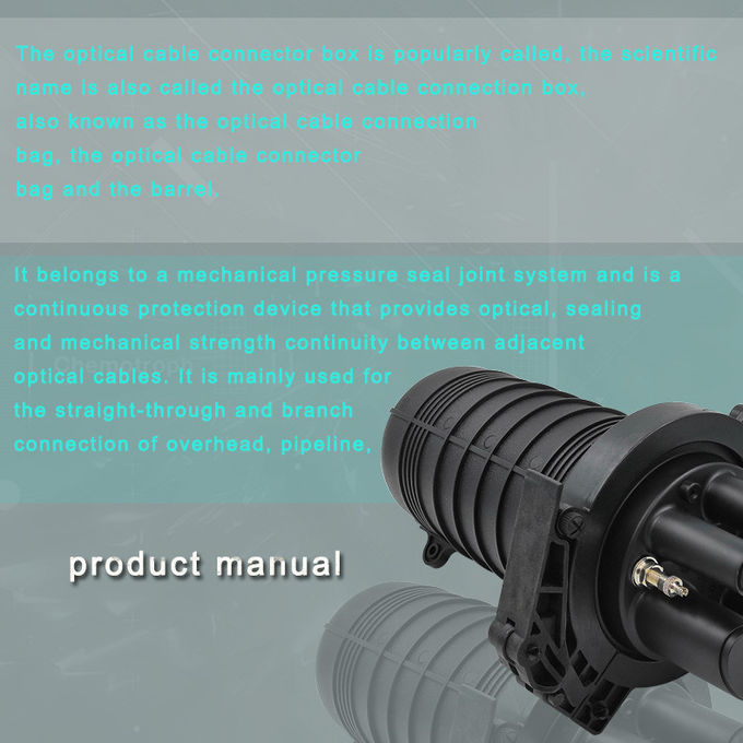 Heat Shrinkable Fiber Optic Closure 96 Core Wall Mount Joint Box Splice Closure Enclosure 3