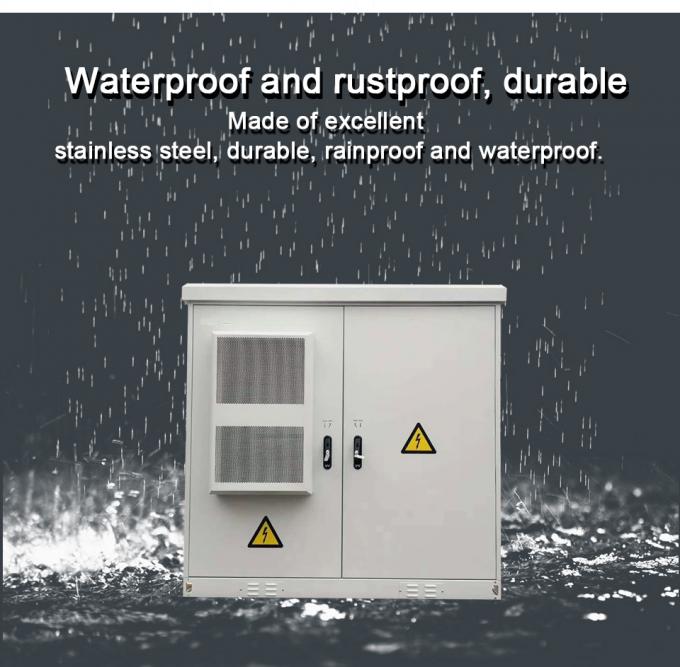 Two room communication outdoor cabinet Fiber Optic Distribution BoxIP55 Iron Sheet EMC RFI 1